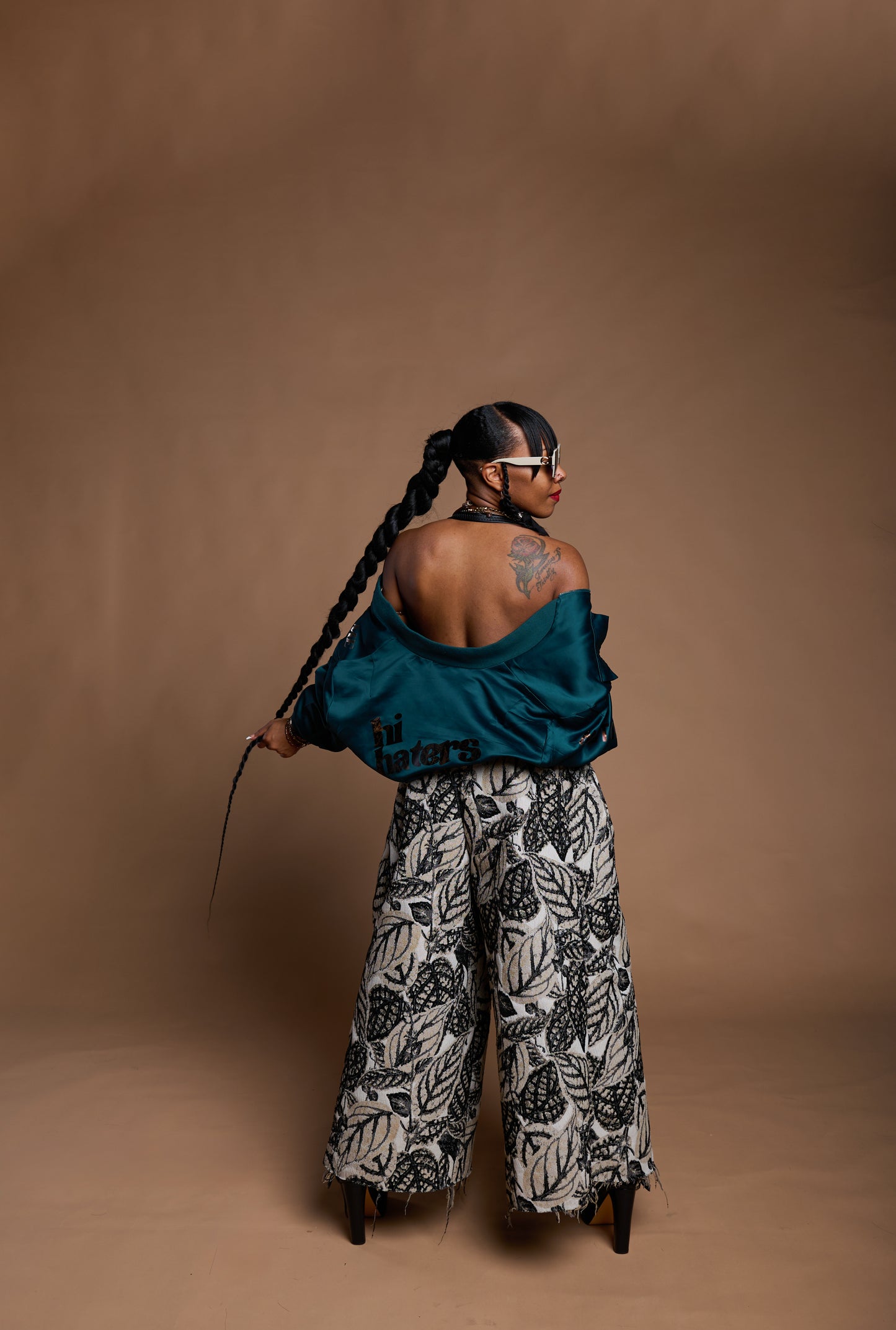 Watch Me Jacket & Wide Leg Skirt Pants