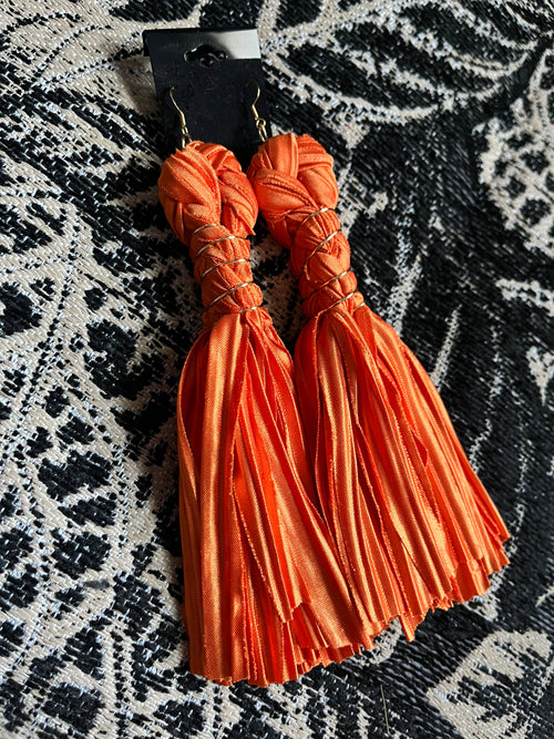 Orange Earrings Collection