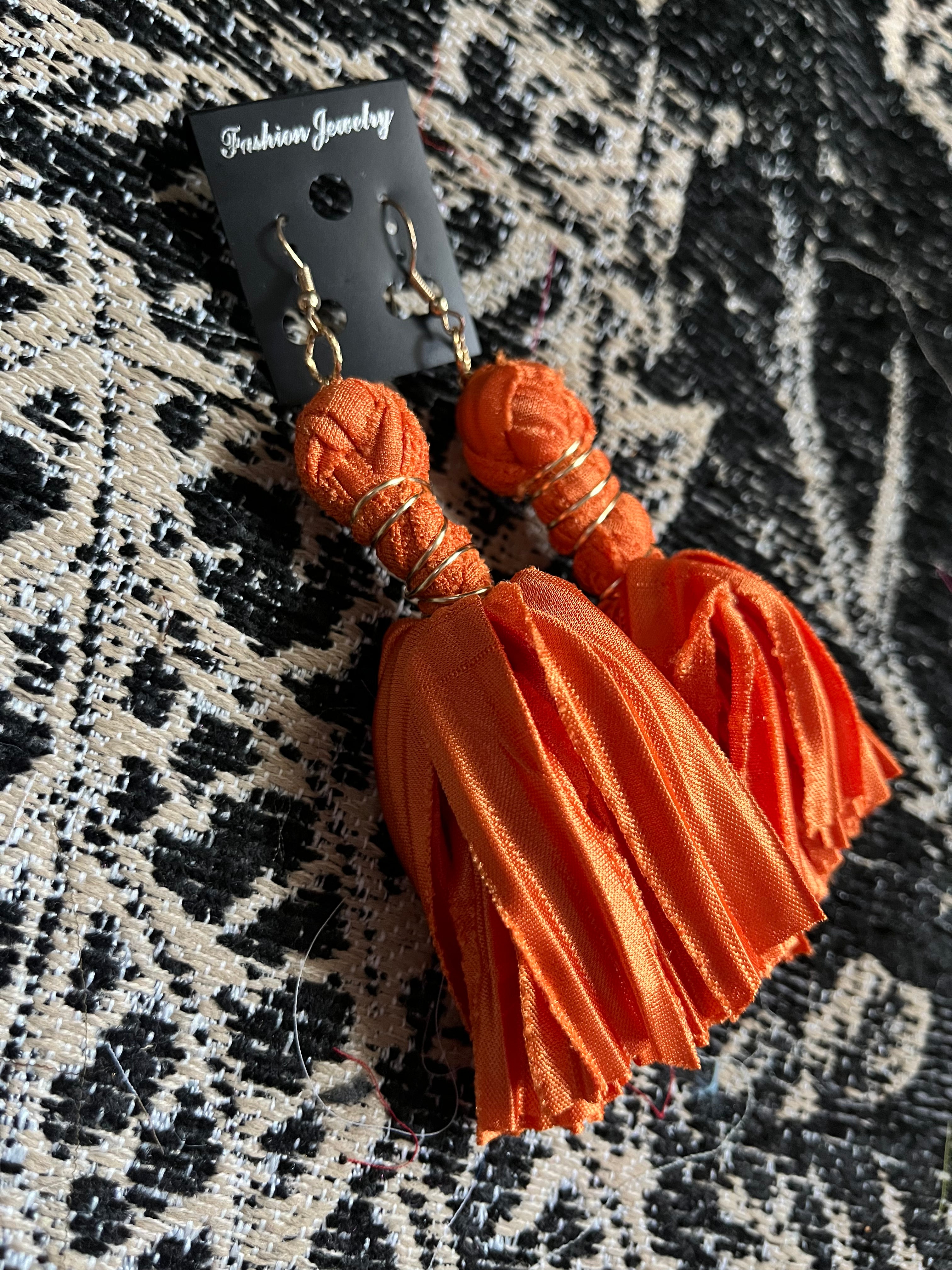 Orange Earrings Collection