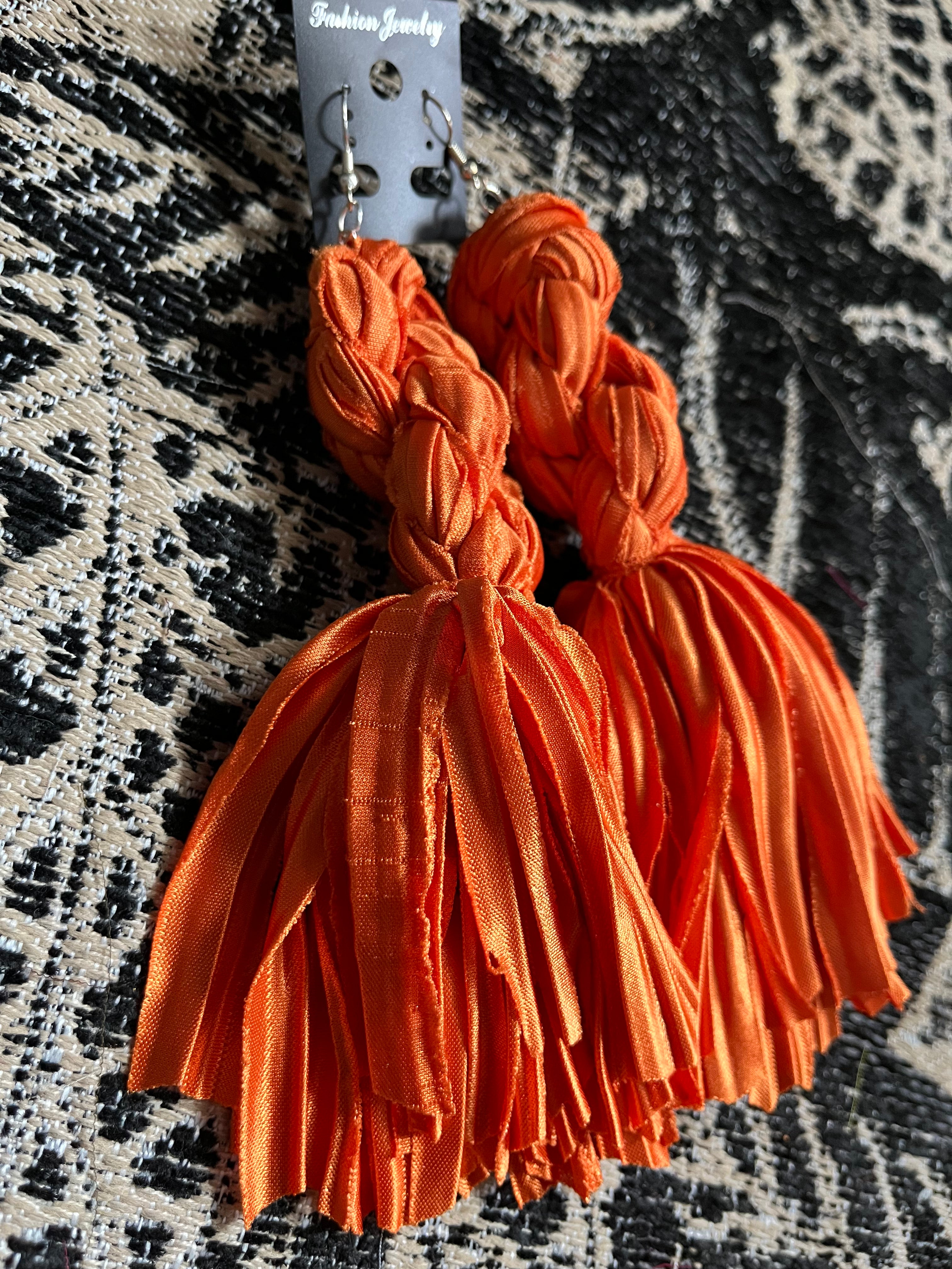 Orange Earrings Collection